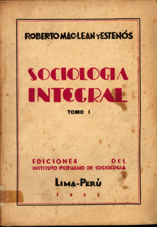 Biblioteca - Ministerio de Cultura catalog › Images for: Sociología integral